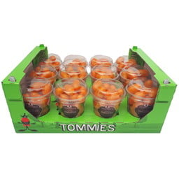 Tommies Snacktomaten oranje 12 bekers à 250 gr