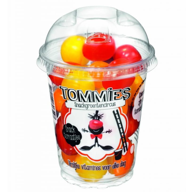 Tommies Snacktomaten mix 12 bekers à 250 gr