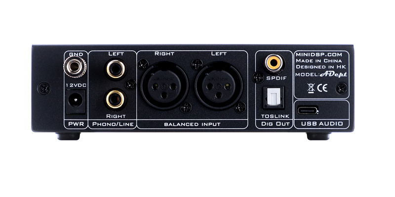 MiniDSP Audiophile ADC, Phono preamp with DSP