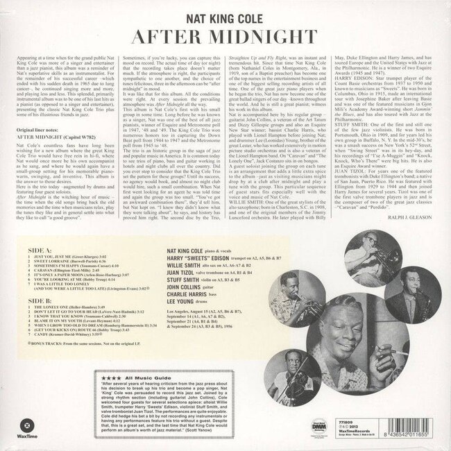Nat King Cole After Midnight (180g vinyl LP )