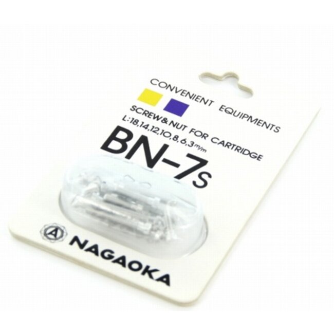 Nagaoka BN7s Screws Silver