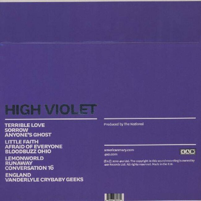 National, the -High Violet ( 180g vinyl 2LP )