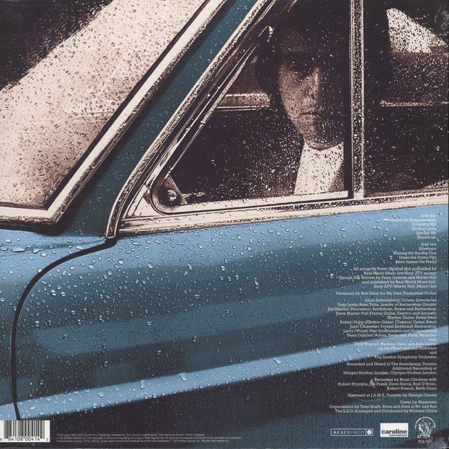 Peter Gabriel 1 ( Car )  ( remaster 180g vinyl LP )