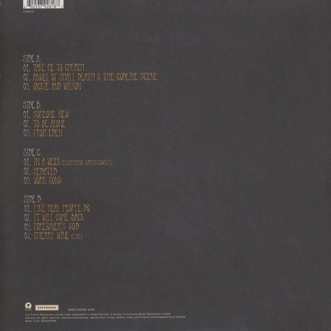 Hozier Hozier ( Deluxe vinyl 2LP )