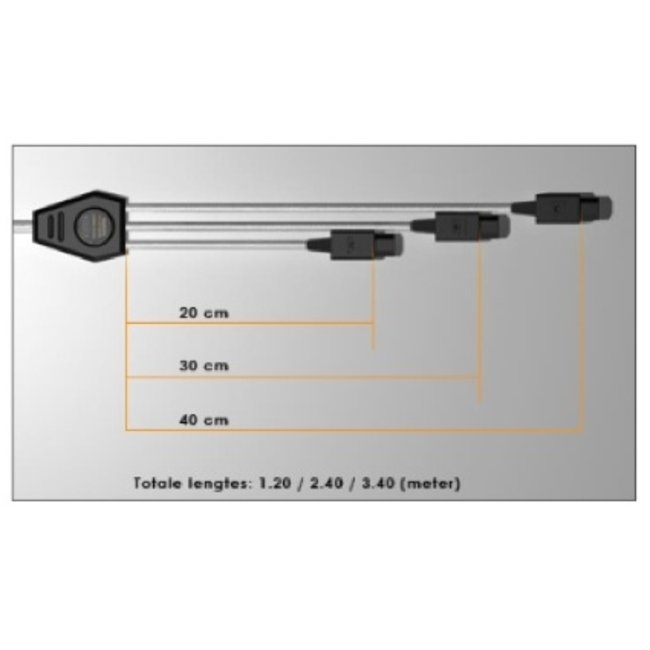 Essential Audio Tools Current Spyder L - Multiple Output Power Cord
