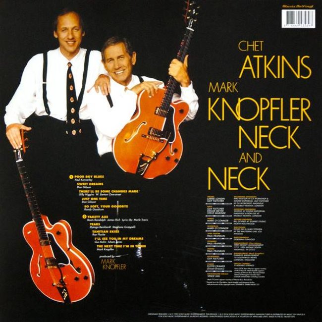 Dire Straits/Mark Knopfler Neck and Neck ( with Chet Atkins) ( 180g vinyl LP )