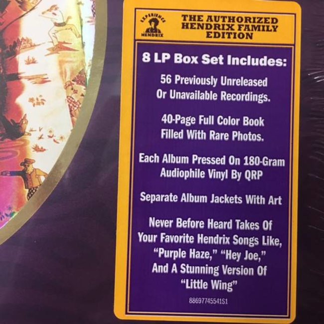 Jimi Hendrix / Experience Jimi Hendrix Experience( Purple Box ) (vinyl 8LP boxset )