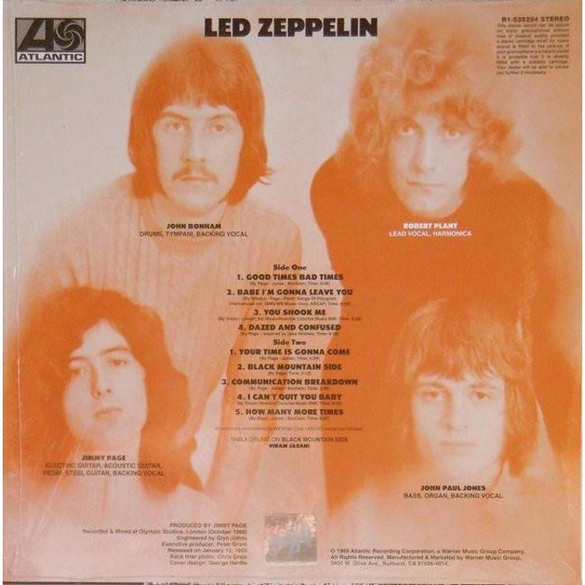 Led Zeppelin I ( remaster 180g vinyl LP )