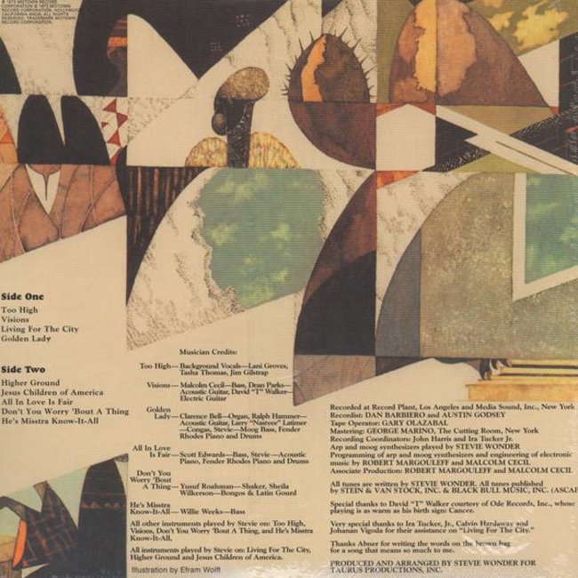 Stevie Wonder - Innervisions ( 180g vinyl LP )