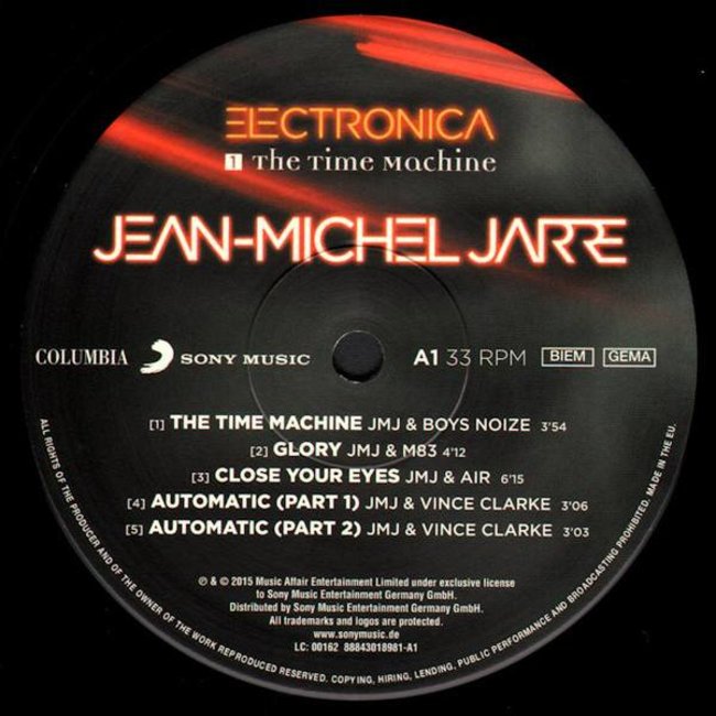 Jean-Michel Jarre Electronica 1: the Time Machine ( 180g vinyl 2LP )