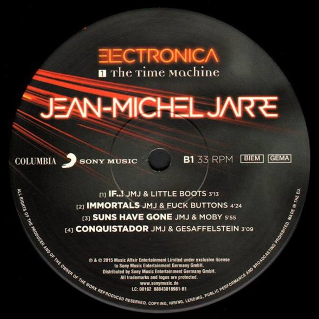Jean-Michel Jarre Electronica 1: the Time Machine ( 180g vinyl 2LP )