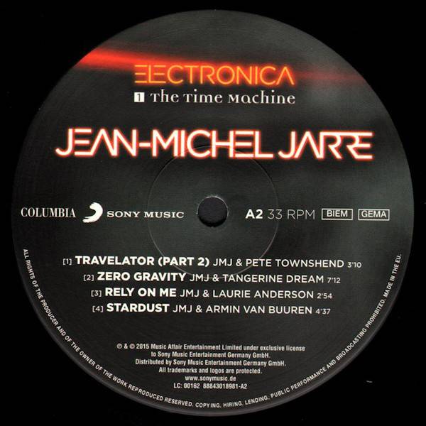 JeanMichel Jarre Electronica 1 the Time Machine =2LP= VinylVinyl
