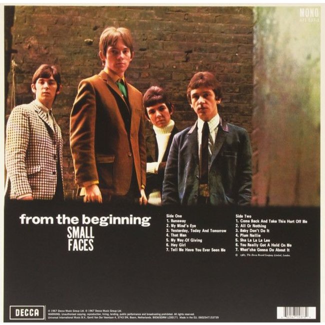 Small Faces From the Beginning  ( 180g vinyl LP )