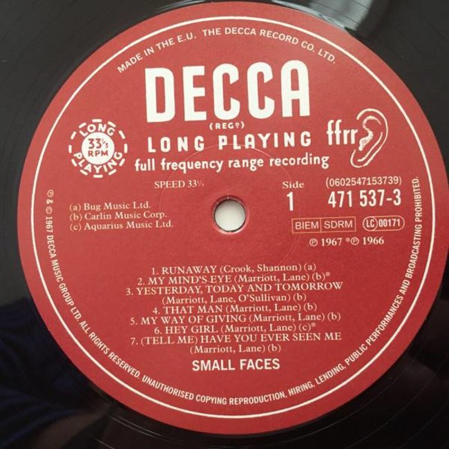 Small Faces From the Beginning  ( 180g vinyl LP )