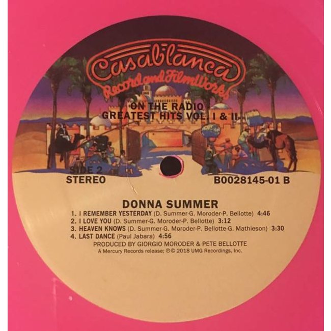 Donna Summer On the Radio  ( Greatest Hits Vol. I & II ) ( colour vinyl 2LP )