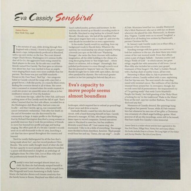 Eva Cassidy Songbird ( vinyl LP )