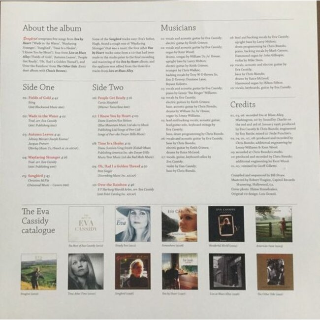 Eva Cassidy Songbird ( vinyl LP )