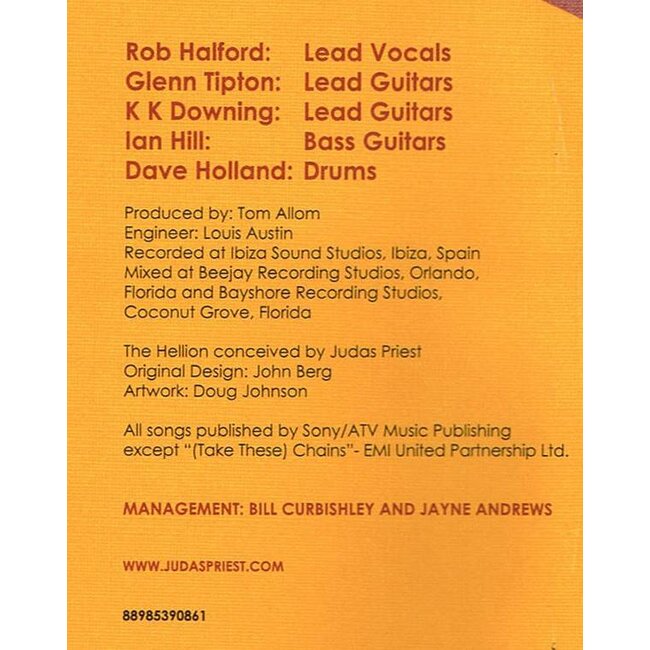 Judas Priest Screaming for Vengeance (180g vinyl LP )