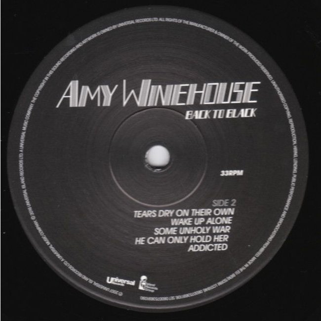 Amy Winehouse Back to Black ( deluxe ) ( 180g vinyl 2LP )