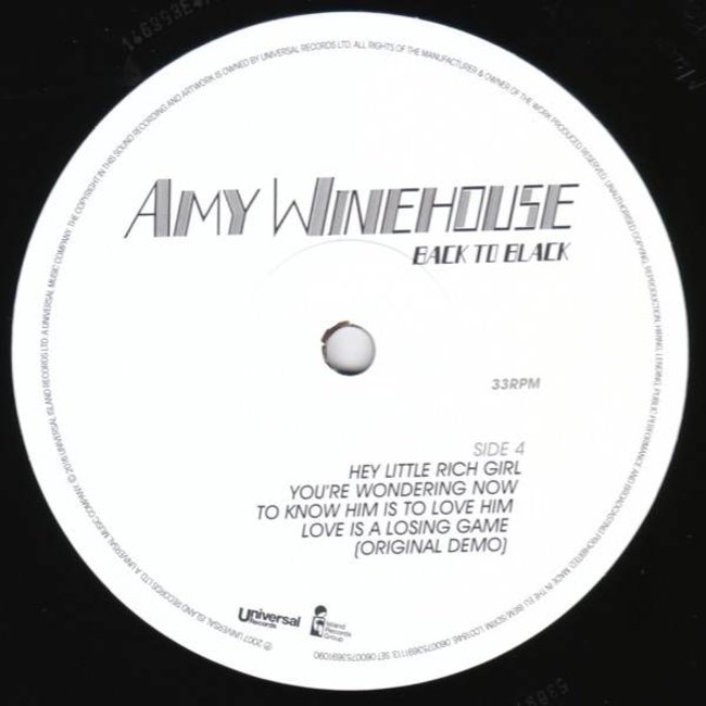 Amy Winehouse Back to Black ( deluxe ) ( 180g vinyl 2LP )