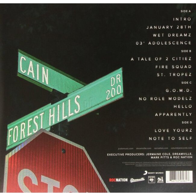 J. Cole 2014 Forest Hills Drive