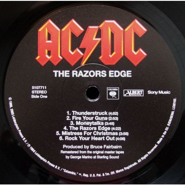 AC/DC Razor's Edge ( 180g vinyl LP )