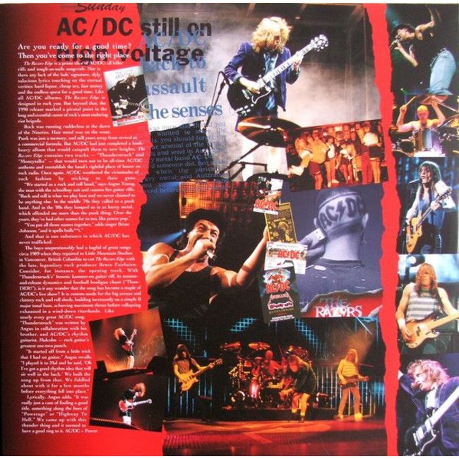 AC/DC Razor's Edge vinyl LP VinylVinyl