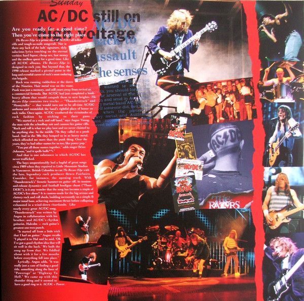 AC/DC Razor's Edge vinyl LP - VinylVinyl