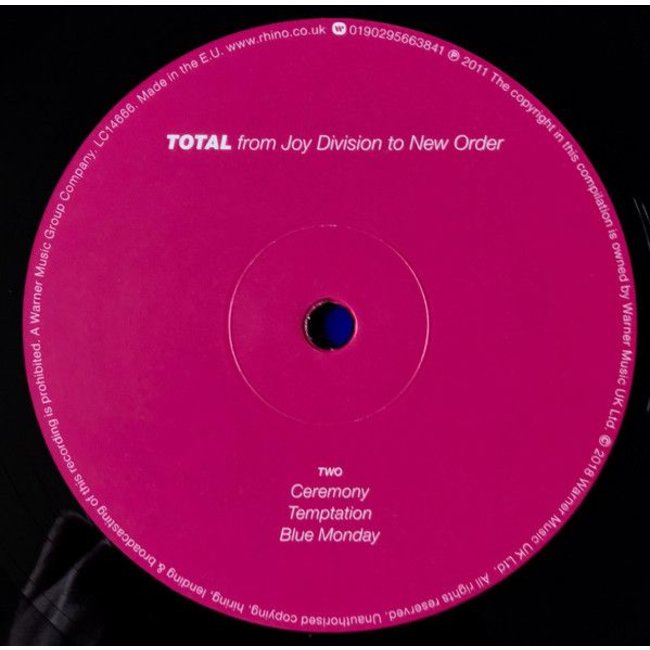 (Best of Joy Division & New Order ) Total ( vinyl record 2LP ) VinylVinyl