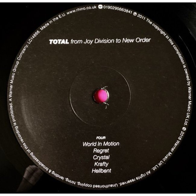 New Order Total From Joy Division To New Order (  Best of ) ( vinyl 2LP )