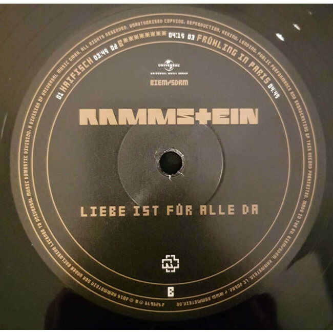 Rammstein Liebe ist Fur Alle Da  ( 180g vinyl 2LP )