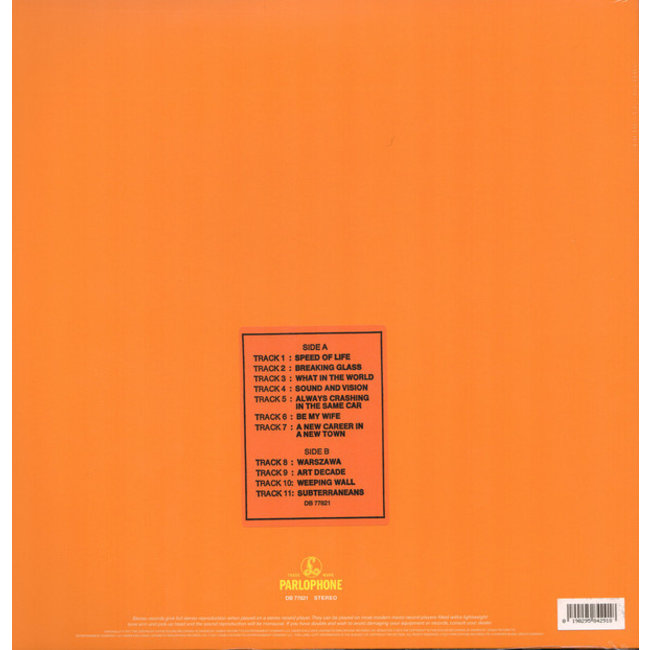 David Bowie Low ( remaster 180g vinyl LP )