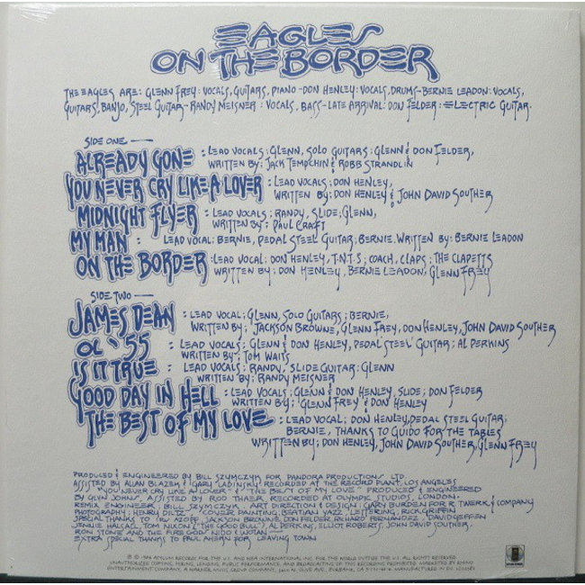 Eagles On The Border ( 180g vinyl LP )