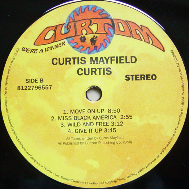 Curtis Mayfield - Curtis ( vinyl LP )