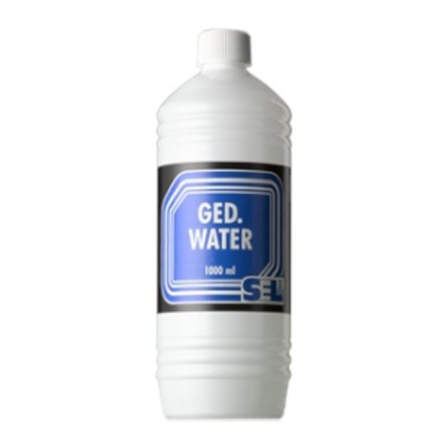 SEL Demineralised Water 1ltr for cleaning concentrates