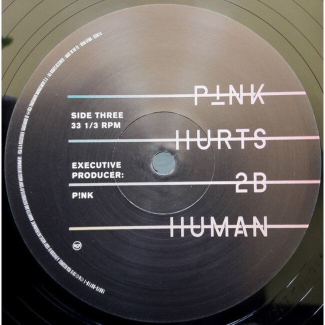 Pink(P!nk) Hurts 2B Human ( vinyl 2LP )