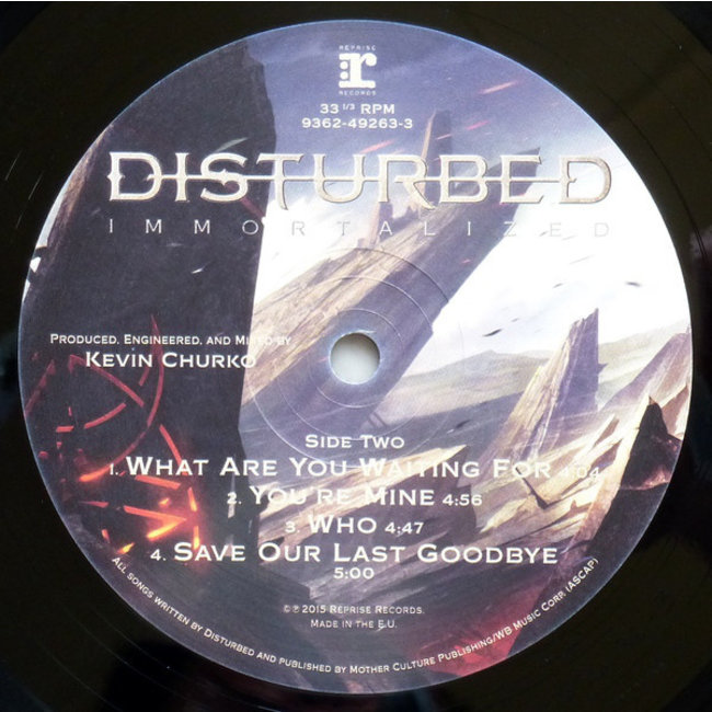 Disturbed Immortalized ( vinyl 2LP  )