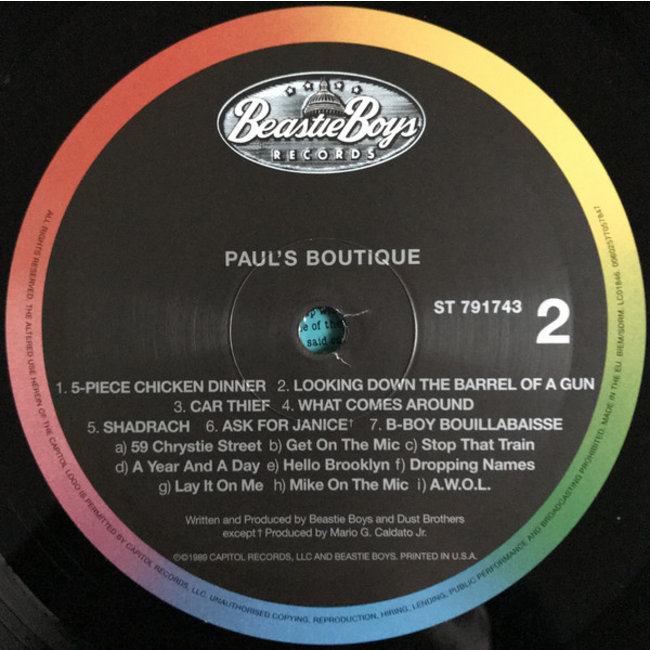 Beastie Boys Pauls Boutique ( vinyl LP Remaster )
