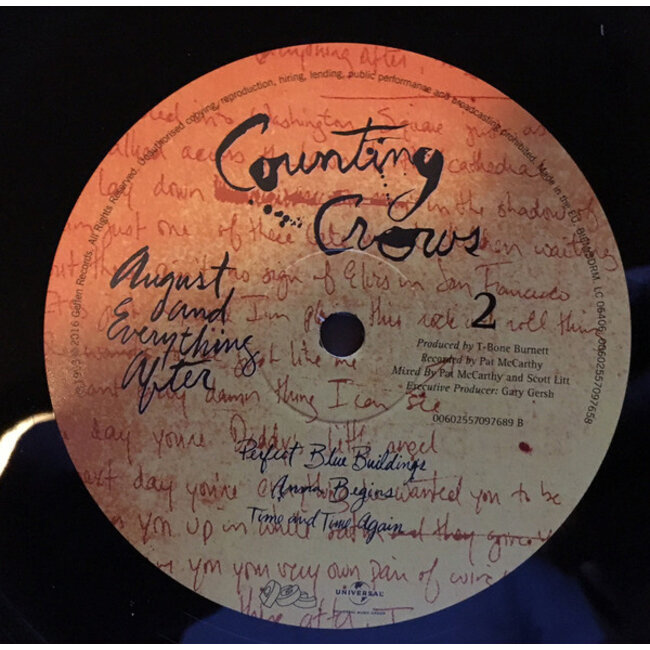 Counting Crows August And Everything After =2LP=