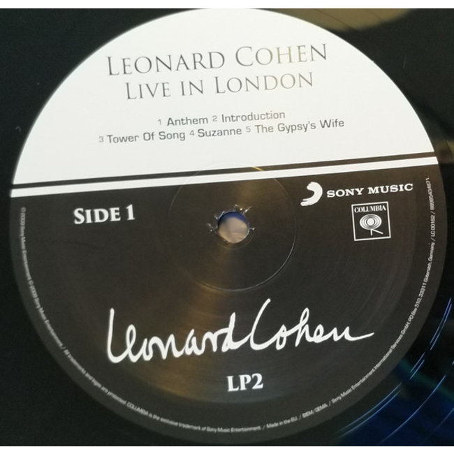 Leonard Cohen Live in London ( 180g vinyl 3LP )