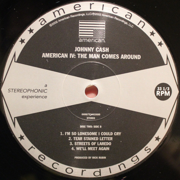 Johnny Cash American Recording IV The Man Comes Around ( HQ/2LP) VinylVinyl