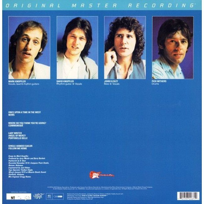 Dire Straits/Mark Knopfler Communique (Numbered  HQ vinyl 45rpm 2LP)