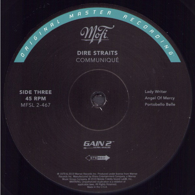 Dire Straits/Mark Knopfler Communique (Numbered  HQ vinyl 45rpm 2LP)