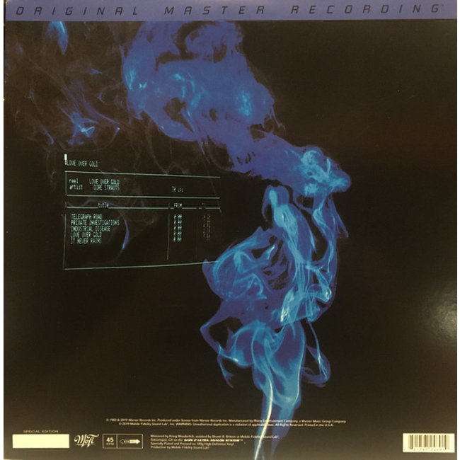Dire Straits/Mark Knopfler Love Over Gold ( MOFI ) (Numbered 180g 45rpm 2LP)