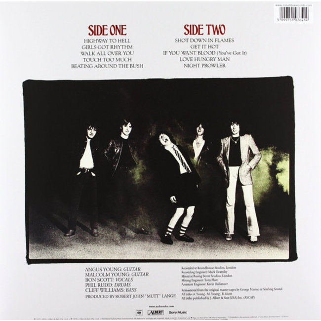 AC/DC Highway to Hell ( 180g vinyl LP )