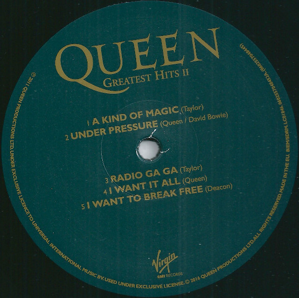 Queen Greatest Hits II ( 2xLP 180g HQ vinyl remaster ) VinylVinyl