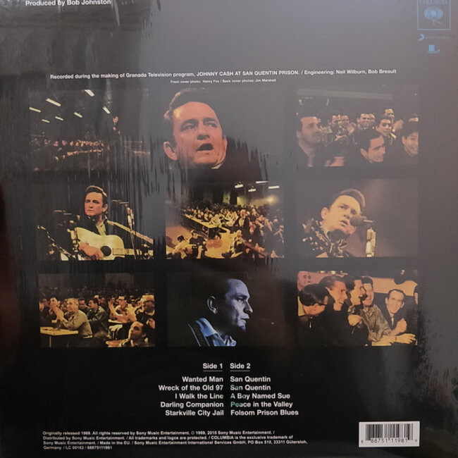 Johnny Cash At San Quentin ( vinyl LP )