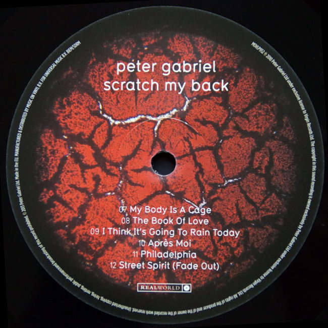 Peter Gabriel Scratch My Back And I ll Scratch Yours ( 180g vinyl 2LP) VinylVinyl Peter Gabriel Scratch My Back And I ll Scratch Yours ( 180g vinyl 2LP) VinylVinyl