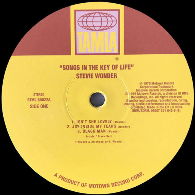Stevie Wonder Songs In The Key Of Life (180g vinyl 2LP+bonus 7 inch ) VinylVinyl