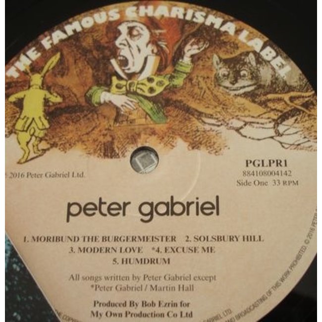 Peter Gabriel 1 ( Car )  ( remaster 180g vinyl LP )